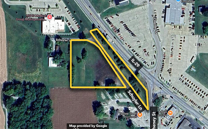 Pictures of Land, Retail property located at 1100 Schuyler Lane, Taylorville, IL 62568 for sales - image #1