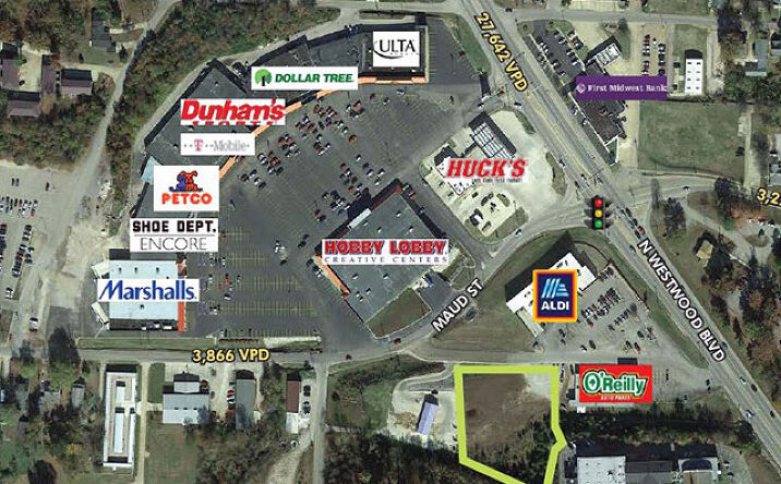Pictures of Land, Retail property located at 601 N Westwood Blvd, Poplar Bluff, MO 63901 for sales - image #1