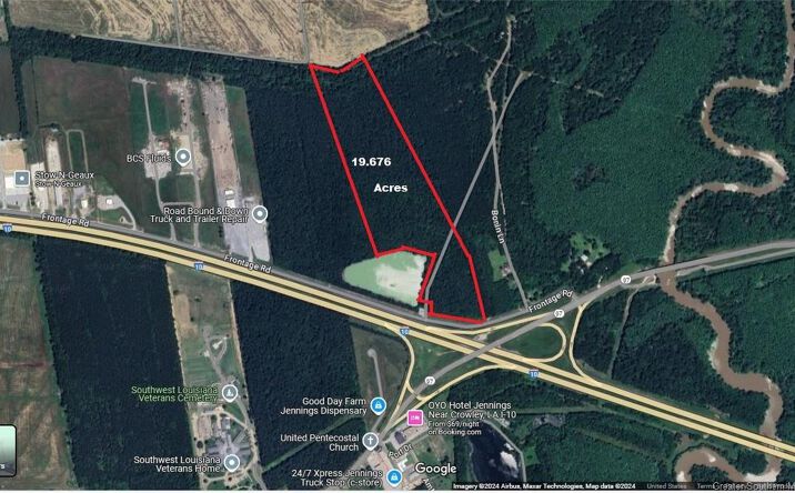 Pictures of Land property located at N. Frontage Road, Jennings, LA 70546 for sales - image #1