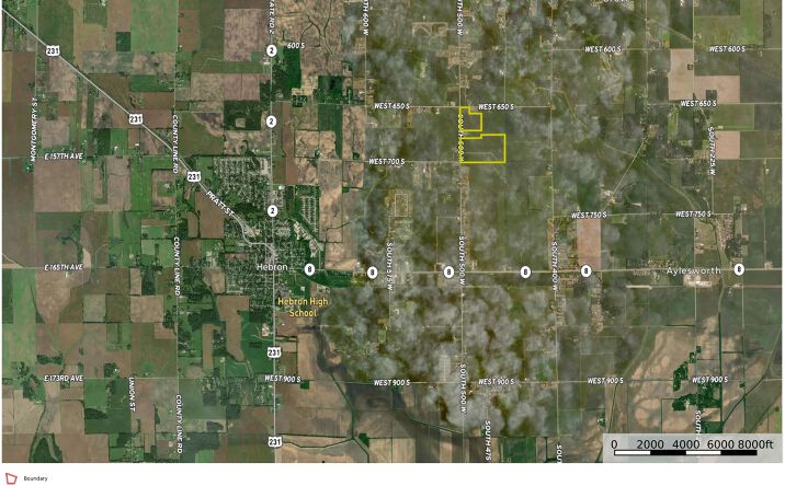 Pictures of Land property located at 97.3± Acres of Farmland, Hebron, IN 46341 for sales - image #1