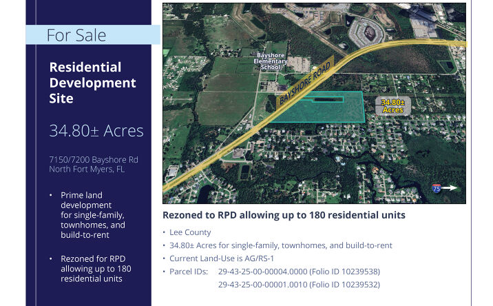Pictures of Land property located at 7200 Bayshore Rd, North Fort Myers, FL 33917 for sales - image #1