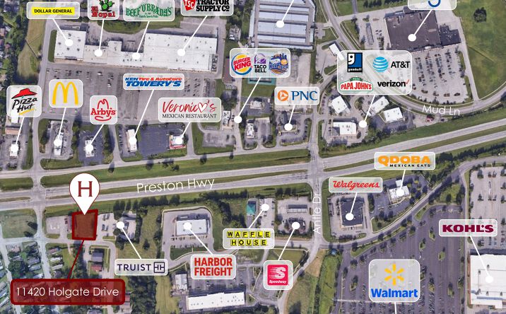 Pictures of Land property located at 11420 Holgate Dr, Louisville, KY 40229 for sales - image #1