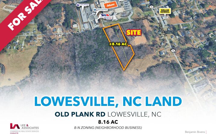 Pictures of Land property located at Old Plank Rd, Lowesville, NC 28164 for sales - image #1