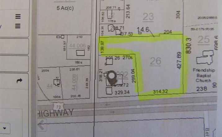 Pictures of Land property located at 5221 Hwy 72, Killen, AL 35645 for sales - image #1