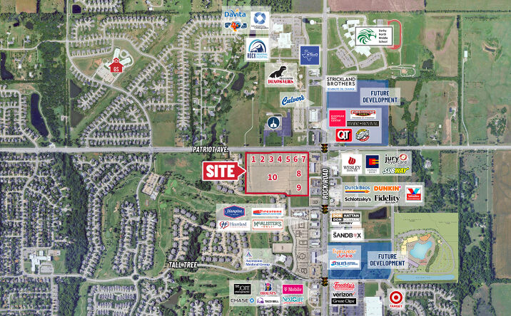 Pictures of Land property located at Rock Rd. and 63rd St. S., Derby, KS 67037 for sales - image #1