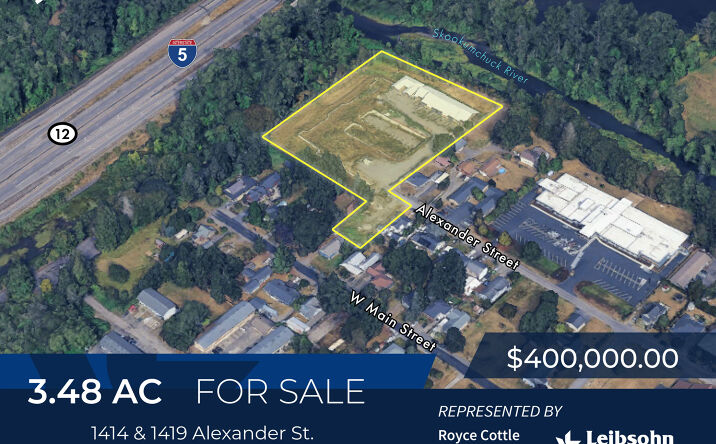 Pictures of Land property located at 1414 & 1419 Alexander St, Centralia, WA 98531 for sales - image #1