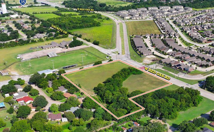 Pictures of Land property located at SEC W Red Oak Road & Live Oak Road, Red Oak, TX 75154 for sales - image #1