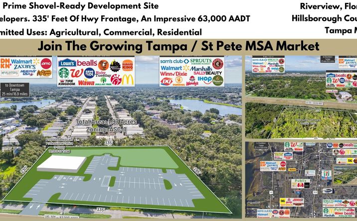 Pictures of Land property located at 11218 US Highway 301 S, Riverview, FL 33578 for sales - image #1