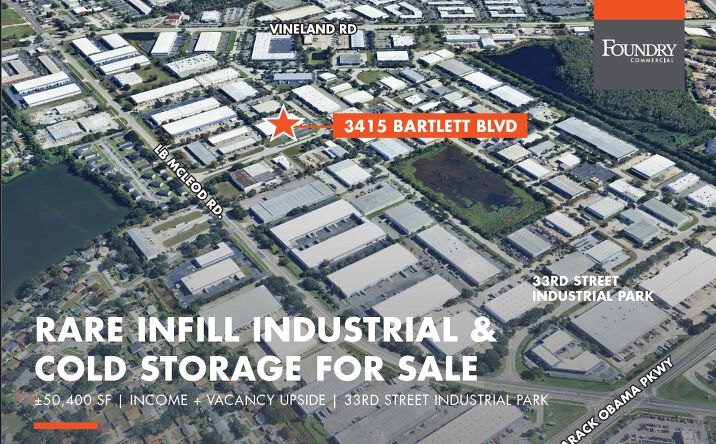 Pictures of Industrial property located at 3415 Bartlett Blvd, Orlando, FL 32811 for sales - image #1