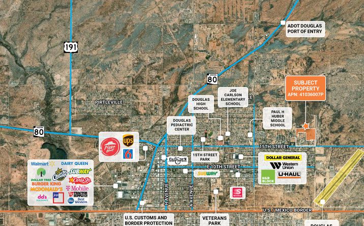 Pictures of Land property located at 2945 Hohokam Dr, Douglas, AZ 85607 for sales - image #1