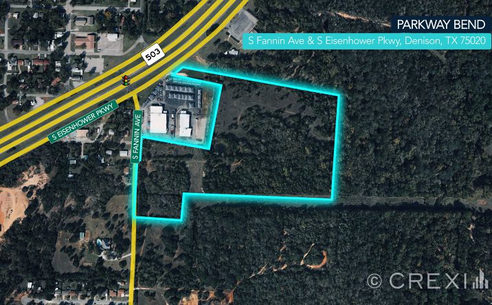 Pictures of Land property located at S Fannin Ave & S Eisenhower Pkwy, Denison, TX 75020 for sales - image #1