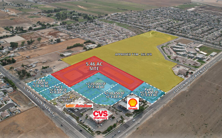 Pictures of Land property located at SWC of Sanderson Avenue and Cottonwood Avenue, San Jacinto, CA 92582 for sales - image #1