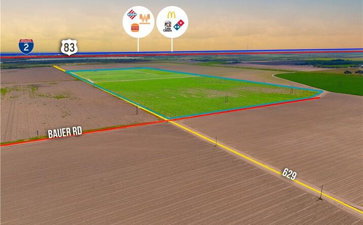 Pictures of Land property located at 0 Bauer Road, Santa Maria, TX 78559 for sales - image #1