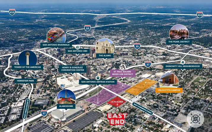 Pictures of Land property located at 1220 E Commerce St, San Antonio, TX 78205 for sales - image #1