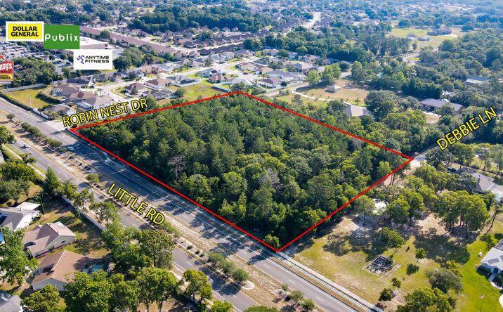 Pictures of Land property located at Little Rd & Robin Nest Dr., Hudson, FL 34667 for sales - image #1