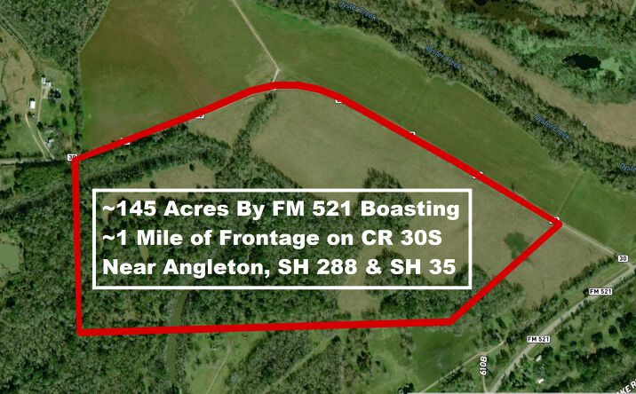 Pictures of Land property located at County Road 30S & Fm 521, Angleton, TX 77515 for sales - image #1