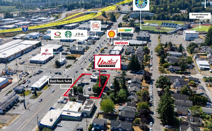 Pictures of Retail property located at 3532 Broadway, Everett, WA 98201 for sales - image #1