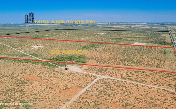 Pictures of Land property located at TBD 90ac, Midland, TX 79706 for sales - image #1