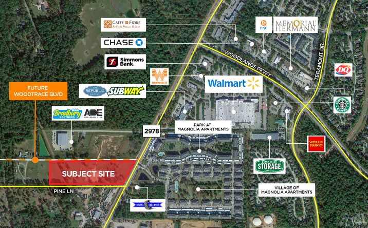 Pictures of Land property located at 29903 Farm to Market Road 2978, Magnolia, TX 77354 for sales - image #1