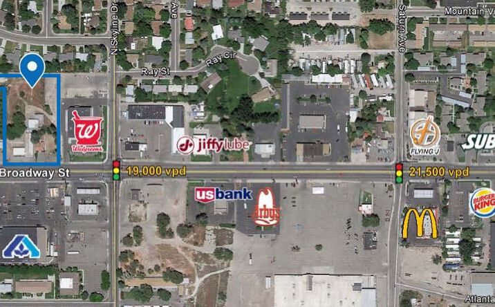 Pictures of Land property located at 1610 W Broadway, Idaho Falls, ID 83402 for comps - image #1