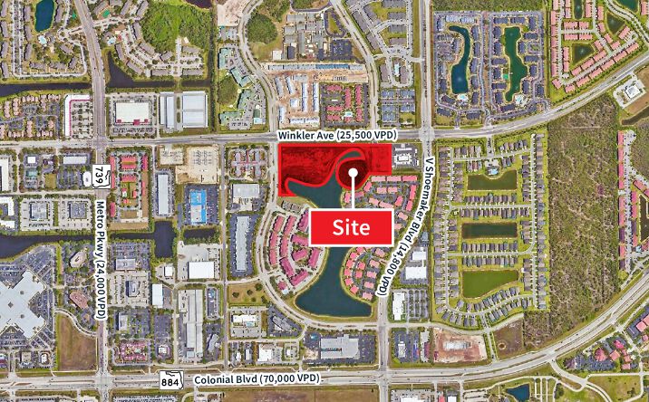 Pictures of Land property located at 3450 Winkler Ave, Fort Myers, FL 33916 for sales - image #1