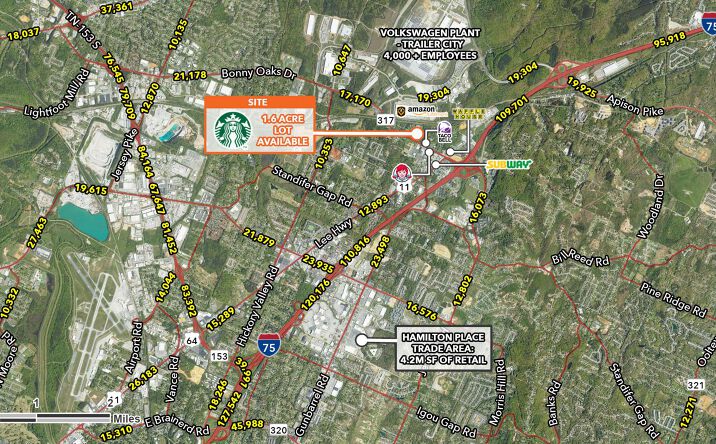 Pictures of Retail, Office, Land property located at 7295 Bonny Oaks Dr, Chattanooga, TN 37421 for sales - image #1