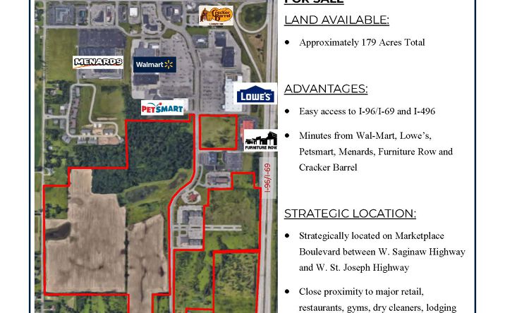 Pictures of Land property located at N Marketplace Blvd, Lansing, MI 48917 for sales - image #1