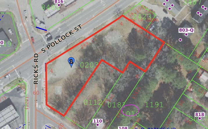 Pictures of Land property located at 811 S Pollock Street, Selma, NC 27576 for sales - image #1