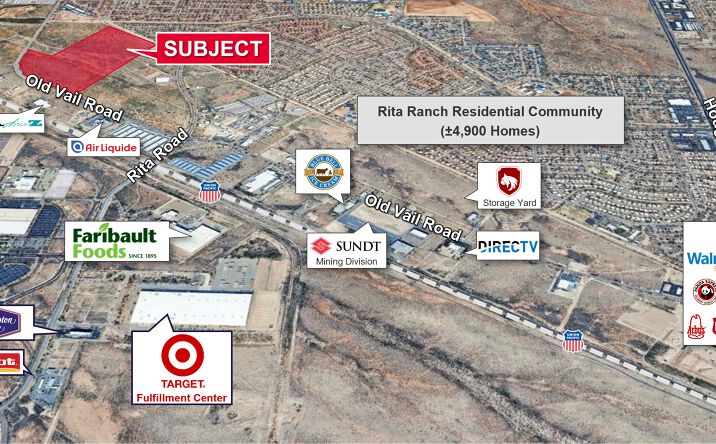 Pictures of Land property located at 8701 E. Old Vail Rd., Tucson, AZ 85747 for sales - image #1