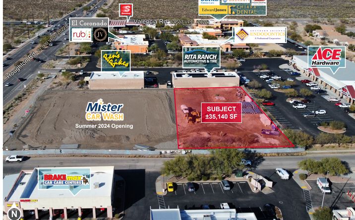 Pictures of Land property located at SEC Houghton & Valencia Rd, Tucson, AZ 85747 for sales - image #1