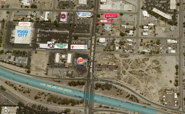 Pictures of Retail property located at 2813 S. 6th Avenue, Tucson, AZ 85713 for sales - image #1