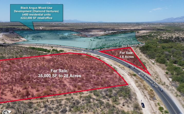 Pictures of Land property located at Corner of Old Spanish Trail & Valencia Rd, Tucson, AZ 85747 for sales - image #1
