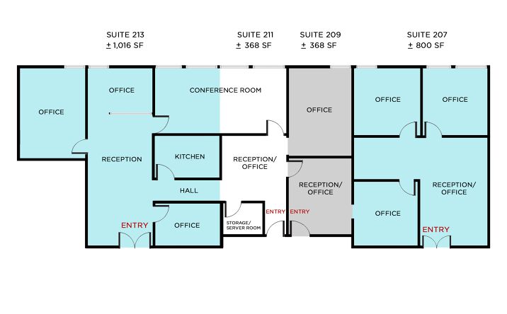 Pictures of Office property located at 4550 Kearny Villa Rd #207, 209, 211, 213, San Diego, CA 92123 for sales - image #1
