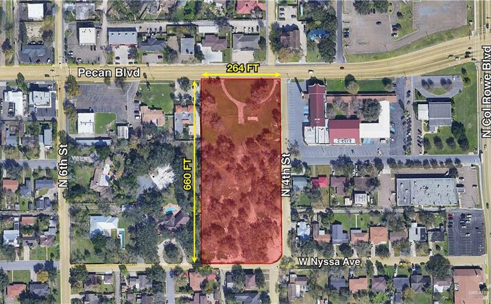 Pictures of Land property located at 401 Pecan Boulevard, McAllen, TX 78501 for sales - image #1