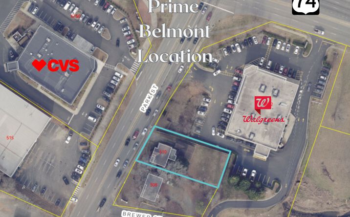 Pictures of Retail, Office, Special Purpose property located at 510 Park St, Belmont, NC 28012 for sales - image #1