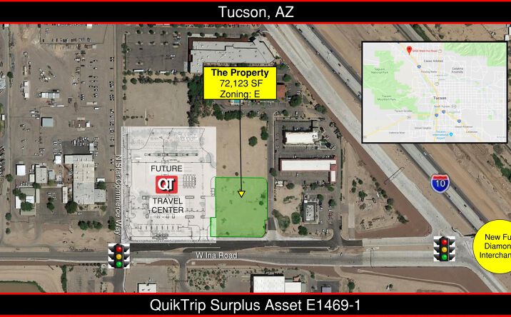 Pictures of Retail, Industrial, Land property located at W/NEC Ina Rd & Star Commerce Way, Marana, AZ 85743 for comps - image #1