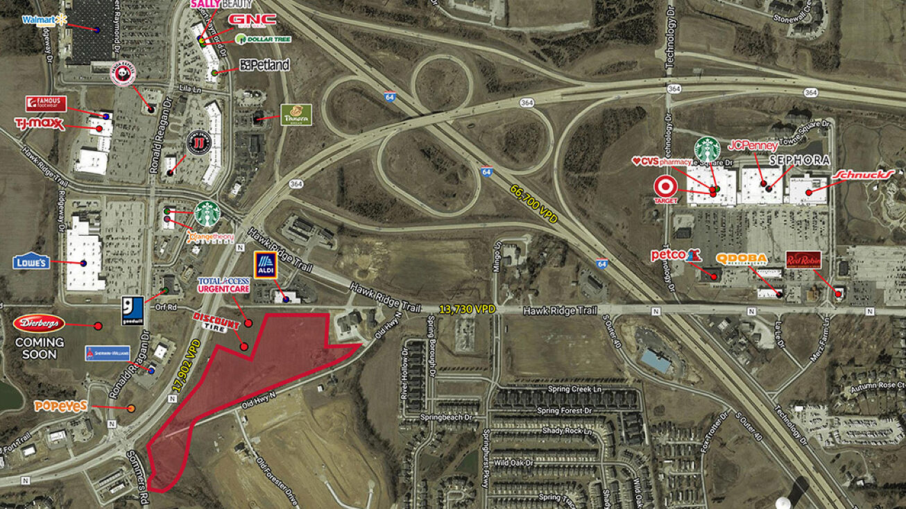 Pictures of Land property located at Highway N & Orf Road, Dardenne Prairie, MO 63367 for sales - image #1