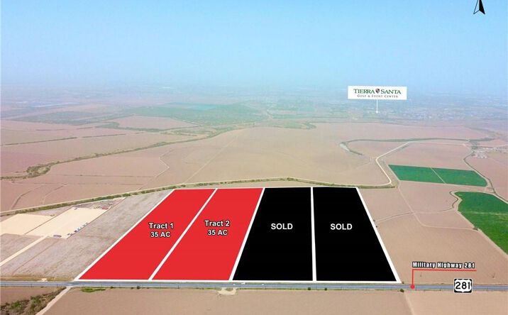 Pictures of Land property located at Tract 2 Military Highway, Weslaco, TX 78596 for sales - image #1