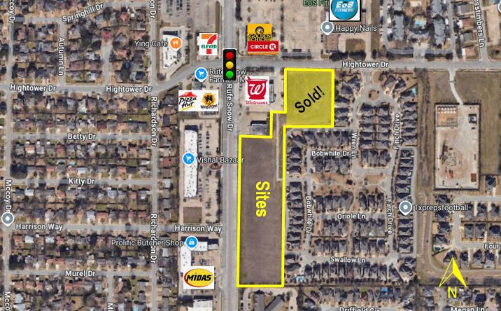 Pictures of Land property located at 6902 Rufe Snow Drive, North Richland Hills, TX 76148 for sales - image #1