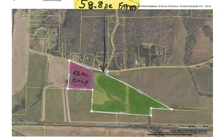 Pictures of Land property located at 92 Barnes Road, Medina, TN 38355 for sales - image #1