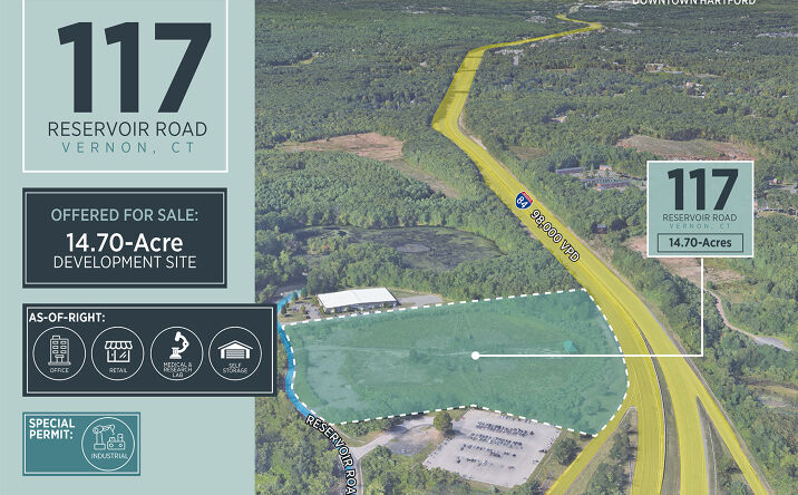 Pictures of Land property located at 117 Reservoir Rd, Vernon, CT 06066 for sales - image #1