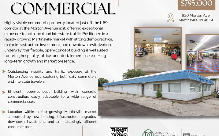 Pictures of Retail property located at 930 Morton Ave, Martinsville, IN 46151 for sales - image #1
