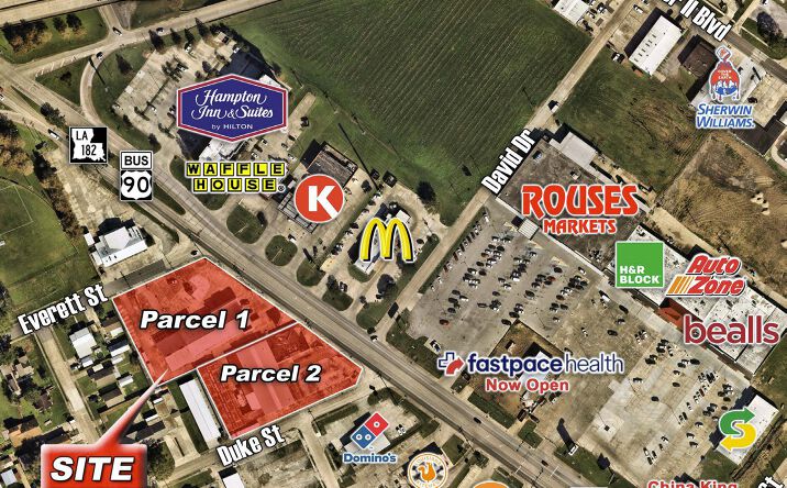 Pictures of Industrial, Land, Office, Retail property located at 6310 LA-182, Morgan City, LA 70380 for sales - image #1