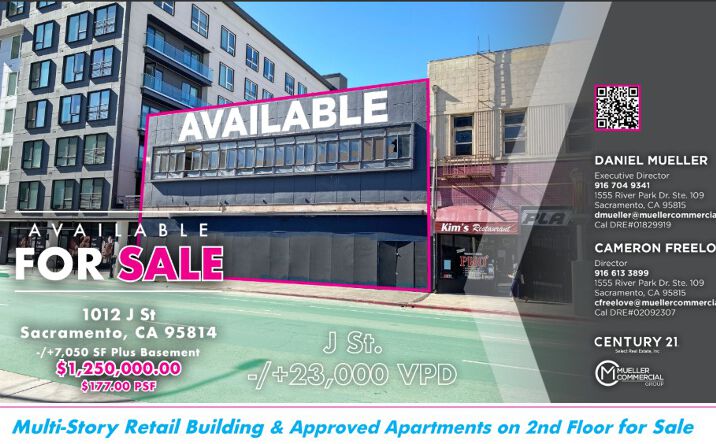 Pictures of Retail property located at 1012 J St, Sacramento, CA 95814 for sales - image #1