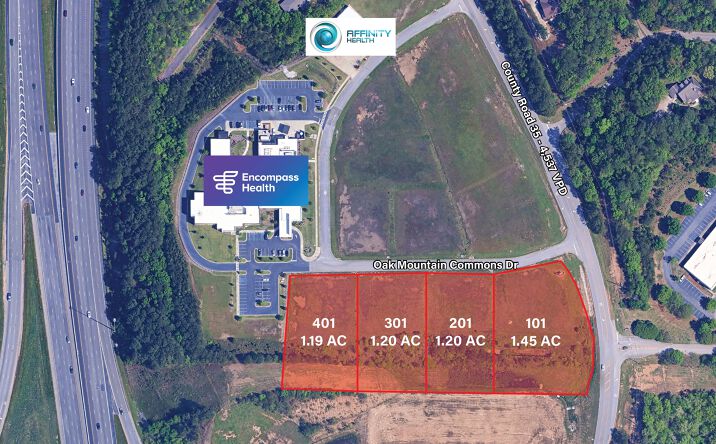 Pictures of Land property located at Oak Mountain Commons Ln, Pelham, AL 35124 for sales - image #1