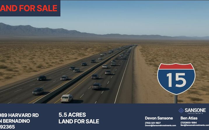 Pictures of Land property located at 38989 Harvard Rd, Newberry Springs, CA 92365 for sales - image #1