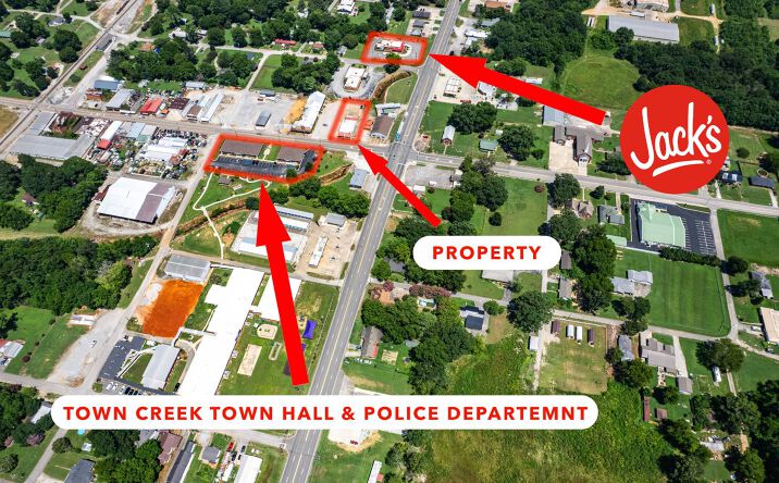 Pictures of Office property located at 15908 Main ST (HWY 101), Town Creek, AL 35672 for sales - image #1