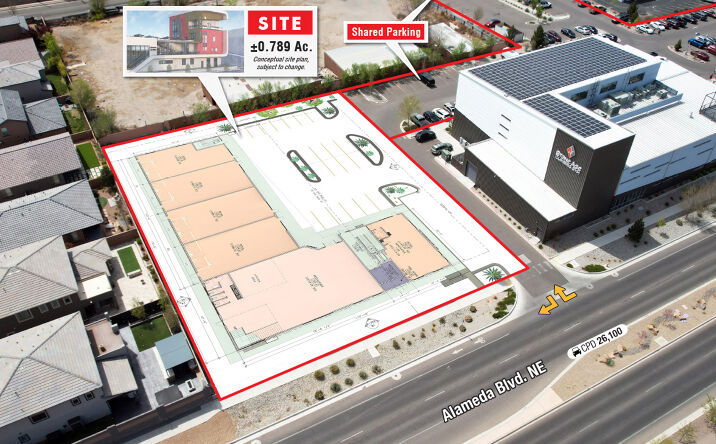 Pictures of Land property located at 6300 Alameda Blvd NE, Albuquerque, NM 87113 for sales - image #1