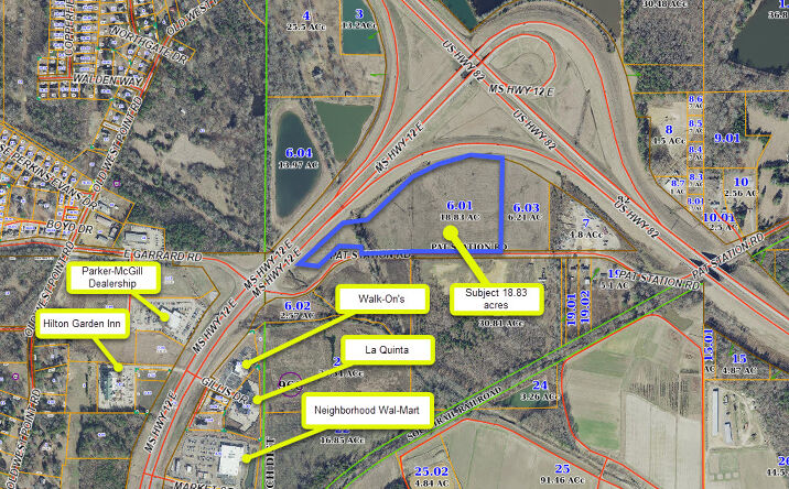 Pictures of Land property located at Pat Station Rd /Hwy 12 E, Starkville, MS 39759 for sales - image #1