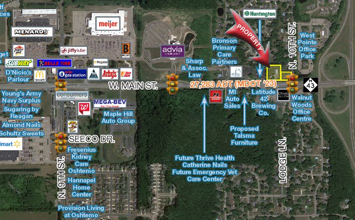 Pictures of Retail, Office, Land property located at 6024–6070 W Main St, Kalamazoo, MI 49009 for sales - image #1